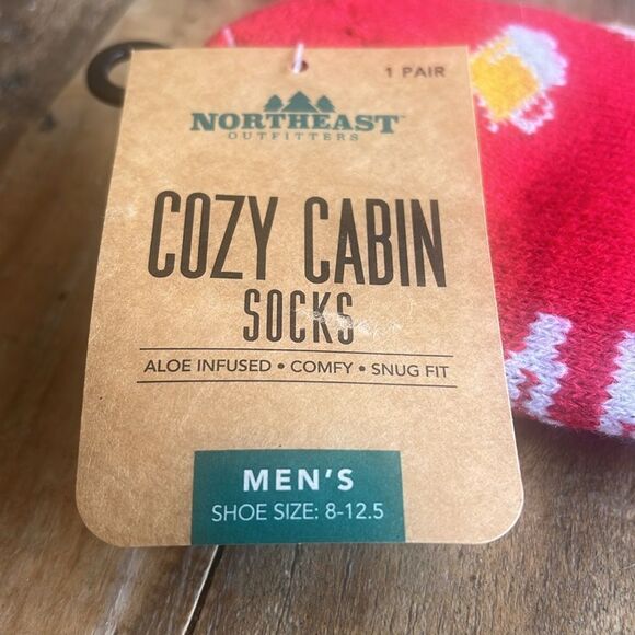 Game Day Cozy Cabin Socks Mens 8-12.5 - Picture 2 of 5